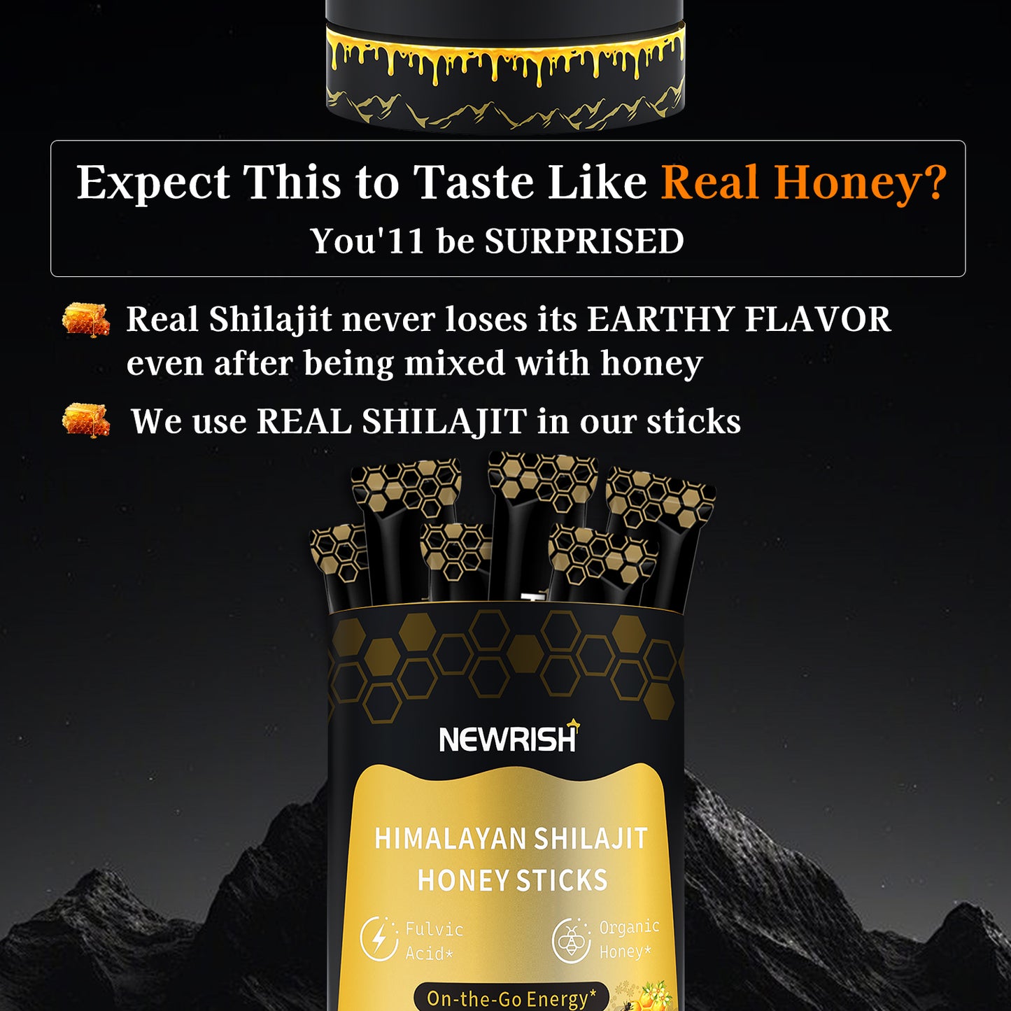 Shilajit Honey Sticks